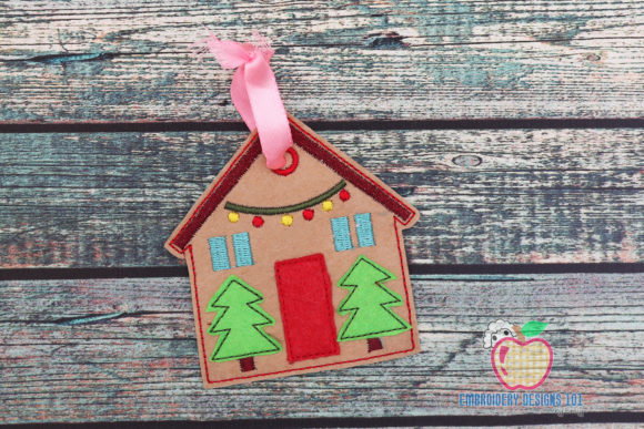 Christmas Home with Tree ITH Ornament