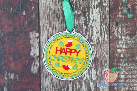 Christmas Socks ITH Ornament