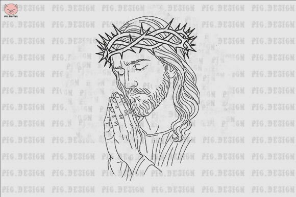 Jesus Embroidery