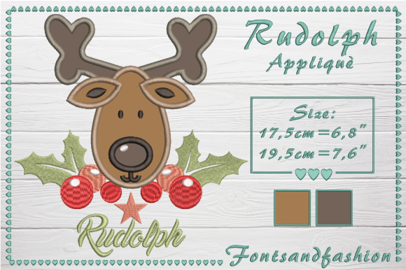 Rudolph Applique